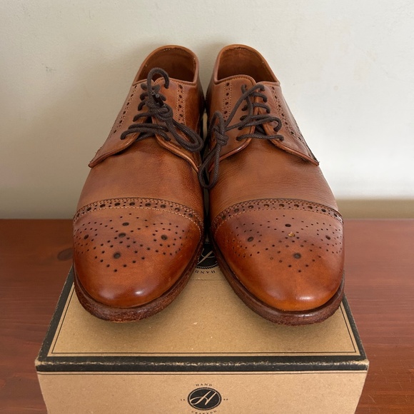 BNWOB Men\'s H by Hudson Brown Davern Drum Dye Brogue Derby Size US 9/UK 8/EU 42 main image 13